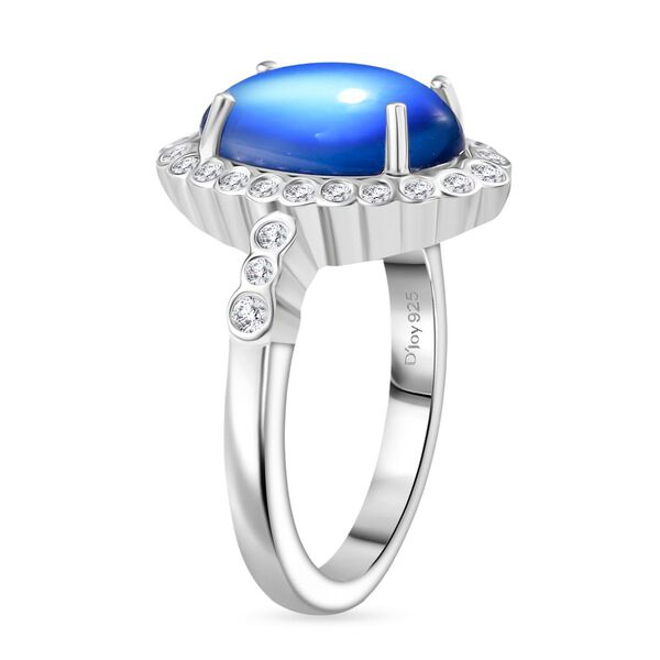 D'Joy Aurora Mondstein und Zirkon Ring - 4 ct. image number 4