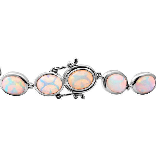 AA nat&uuml;rliches, &auml;thiopisches Welo Opal-Armband in Silber, 18,30 ct. image number 3