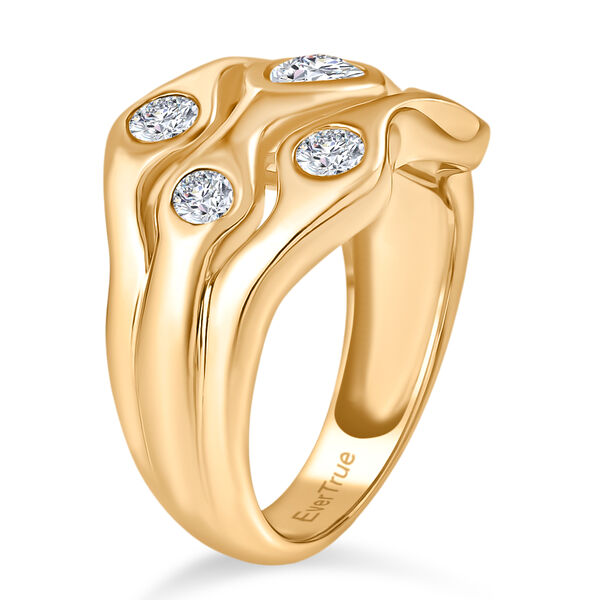 EverTrue wei&szlig;er Topas Ring - 1,16 ct. image number 5