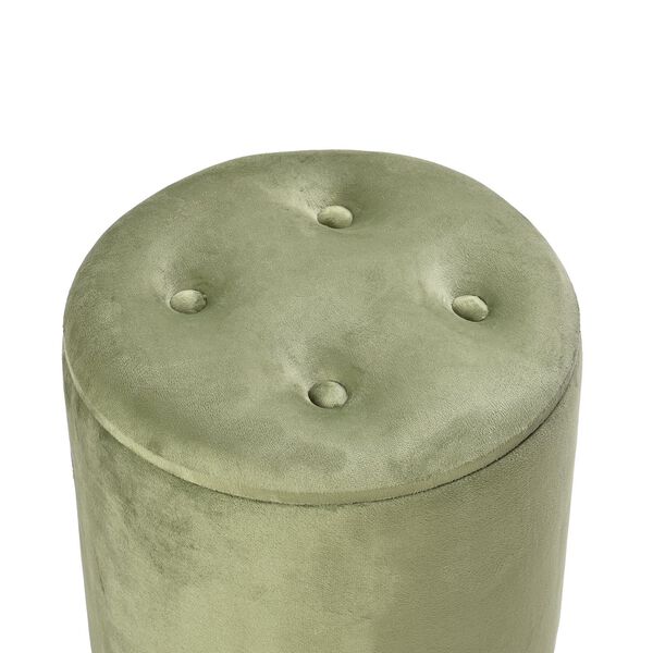 2er-Set Samt-Holz-Akzenthocker, Burgunder image number 4