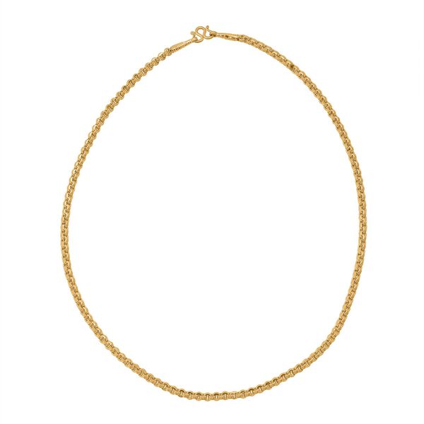 965 Gelb Gold Kette ca. 45 cm ca. 3,80g