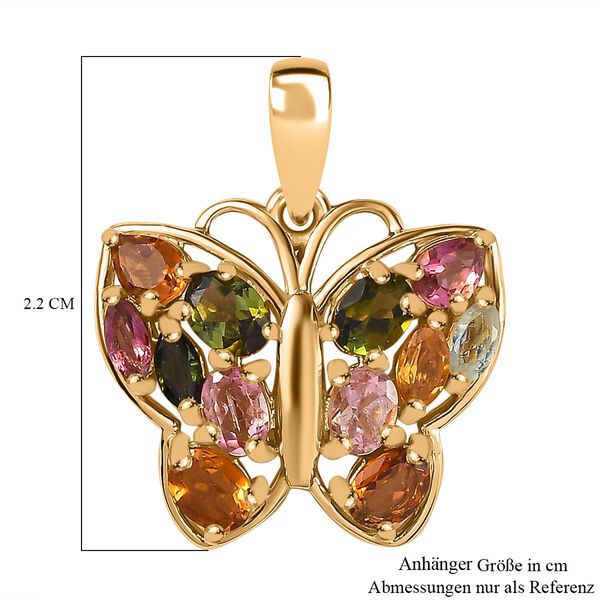 AA Multi-Turmalin Anhänger - 1,58 ct. image number 6