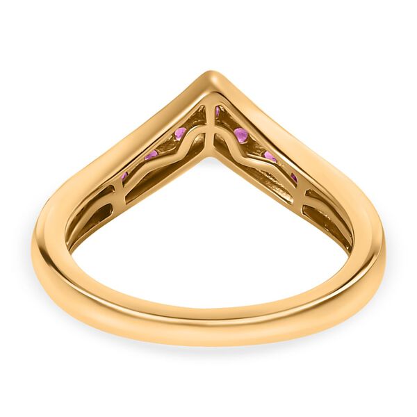 AA Afrikanischer Rubin (Fissure gef&uuml;llt) Ring - 0,66 ct. image number 6