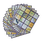 20er-Set - Mosaik-Wandaufkleber, Grün-Gelb-Blau image number 1