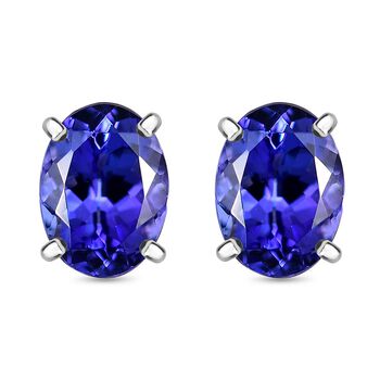 Rhapsody AAAA Tansanit Ohrringe 950 Platin ca. 2,54 ct.