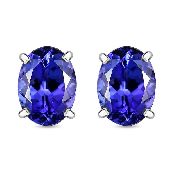 RHAPSODY AAAA Tansanit Ohrringe in 950 Platin - 2,54 ct.