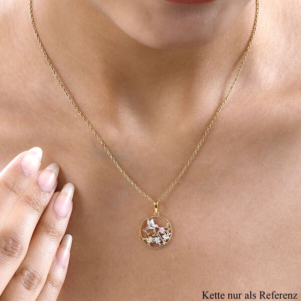 Zweifarbiger, von der Natur inspirierter Anh&auml;nger image number 3