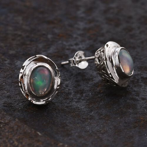 Royal Bali Kollektion - Natürliche, äthiopische Welo Opal-Ohrringe - 1,03 ct. image number 1