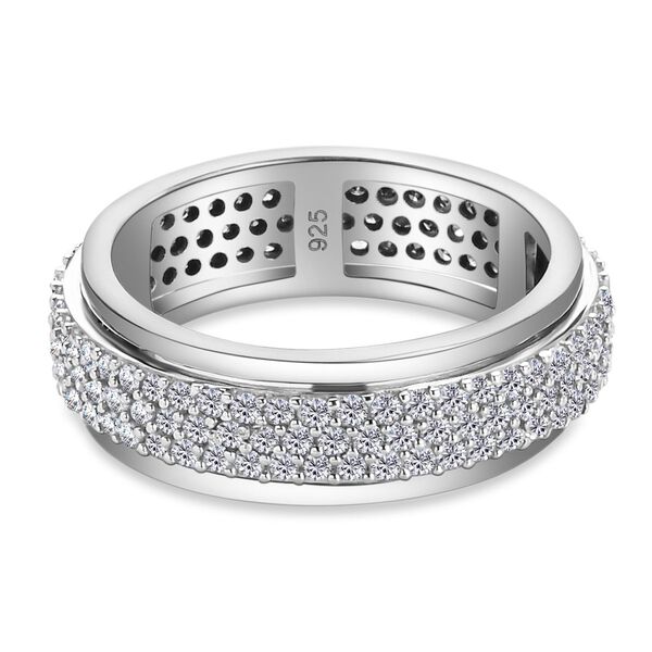 Luxus Diamant Anti-Stress Spinning Ring - 1 ct. image number 0