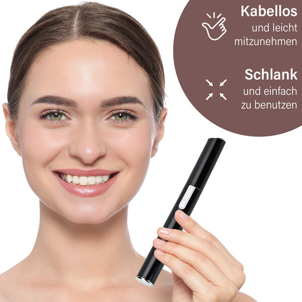 BEAUTECH elektrischer Augenbrauen-Haarentferner, Schwarz image number 2