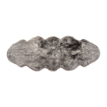 Kunstfell Teppich, hellbraun