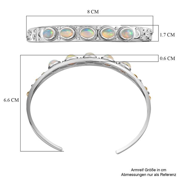AA Natürlicher, äthiopischer Welo Opal-Armreif -19 cm  - 2,69 ct. image number 5