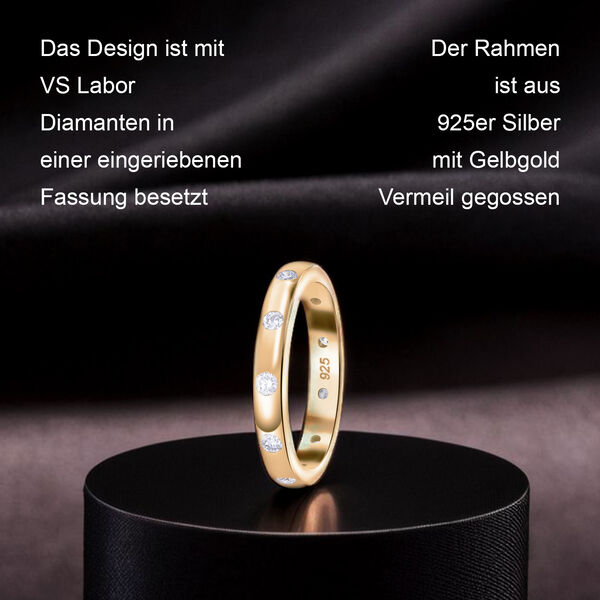 LUXURIANT VS-EF Labor Diamant Bandring - 0,50 ct. image number 8