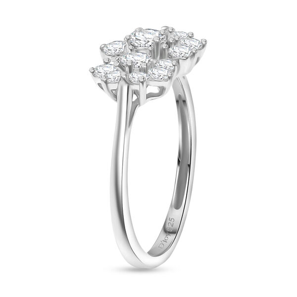 D'Joy Moissanit Ring, 925 Silber rhodiniert - 0,88 ct. image number 5