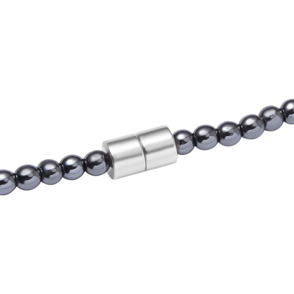 3er Set Hämatit Halsketten mit Elefant, Schmetterling und Kreuz ca. 727.65 ct image number 4