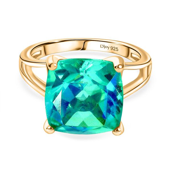 D&rsquo;Joy Pfau Triplett Quarz Ring, 925 Silber 750 vergoldet - 7,86 ct. image number 0