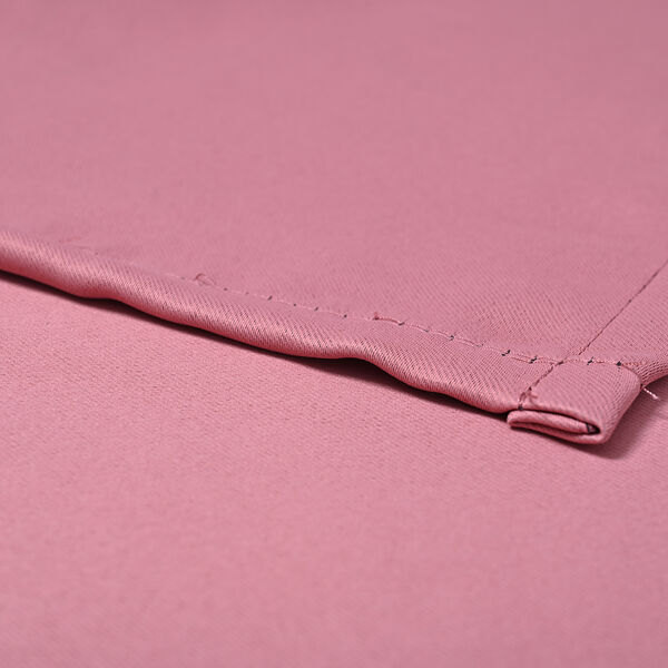 2er-Set blickdichte Vorh&auml;nge mit Metall&ouml;sen, Gr&ouml;&szlig;e 140x240 cm, Blush Rosa image number 4