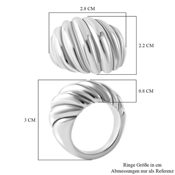 925 Silber Ring (Größe 16.00) ca. 5,20g image number 4