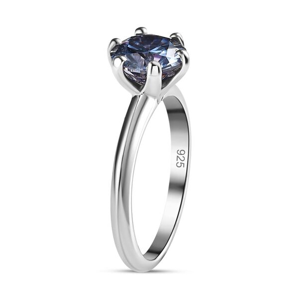 Blauer Moissanit-Ring - 1,45 ct. image number 5