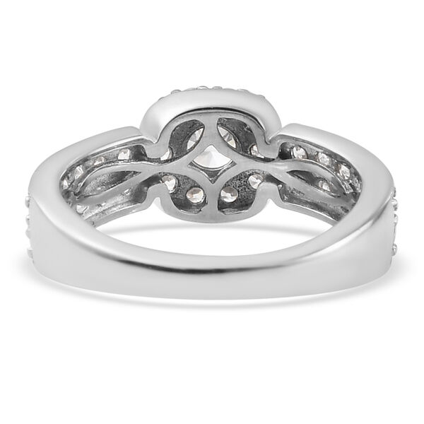 LUSTRO STELLA Hergestellt mit Feinster ZIRKONIA Ring 925 Silber platiniert image number 6