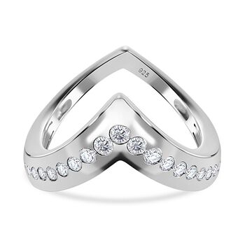 Moissanit Ring - 0,55 ct.