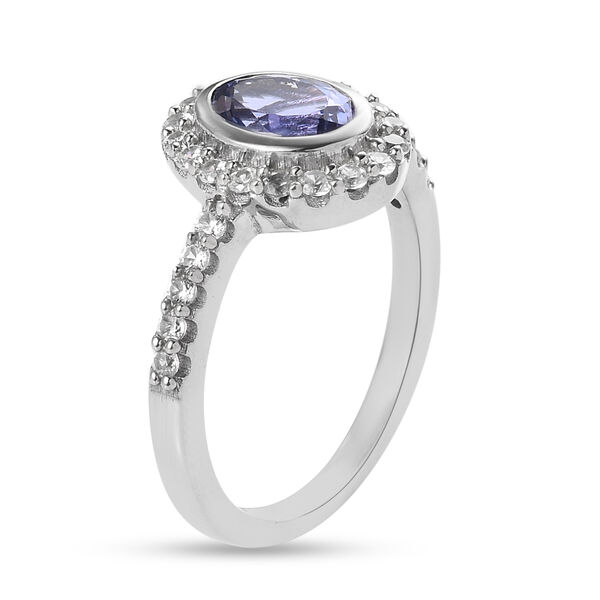 AA Tansanit und Zirkon Ring - 1,44 ct. image number 5