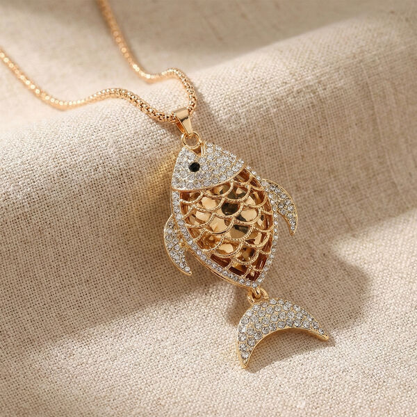 Mehrfarbiger Kristall Schmuckset ca. 63.5 cm Legierung Gelb image number 1