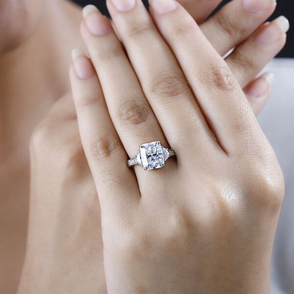 Moissanit Ring - 3,55 ct. image number 9