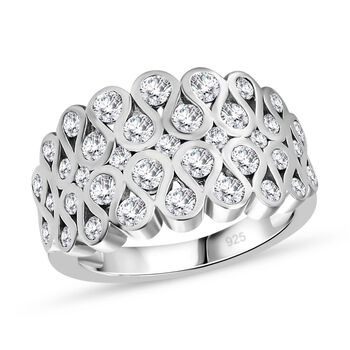 Moissanit Ring - 1,51 ct.