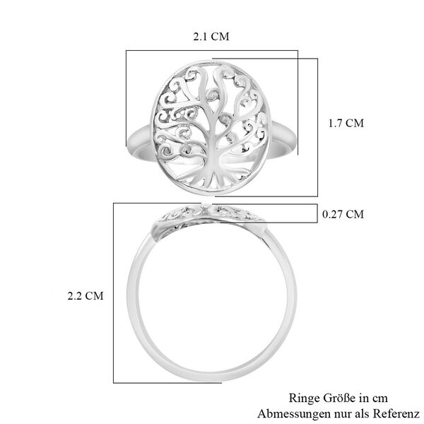 Royal Bali Kollektion- Lebensbaum Ring image number 5