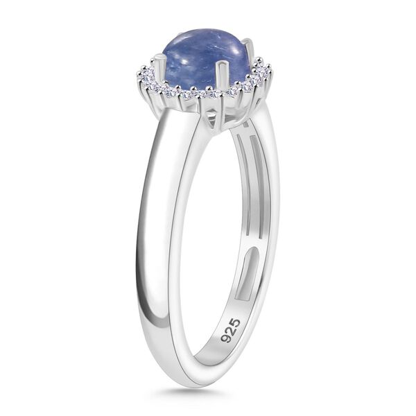 AA Tansanit und Moissanit Ring - 1,28 ct. image number 5