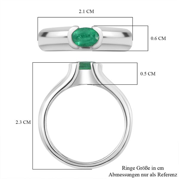 Kagem sambischer Smaragd-Ring - 0,47 ct. image number 6