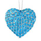 D'Joy Neon Apatit Schmuckset ca. 45 cm 925 Silber rhodiniert ca. 18.04 ct