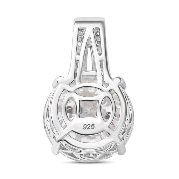 Moissanit Anh&auml;nger 925 Silber rhodiniert ca. 10,74 ct. image number 5