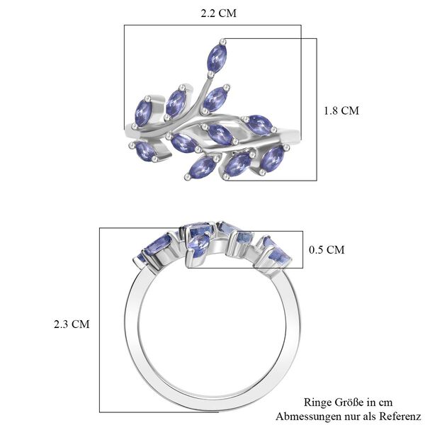 Tansanit Ring - 1,22 ct. image number 7