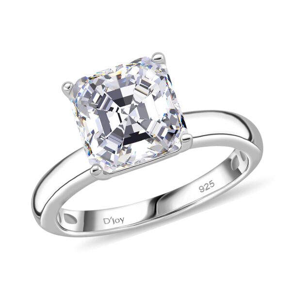 RADIANTA GRA zertifiziert Moissanit (D-VVS) Ring 925 Silber rhodiniert (Größe 18.00) ca. 3.00 ct image number 4