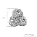 Royal Bali Kollektion - Strukturierte keltische Knoten-Ohrringe- 4,80 Gramm image number 4