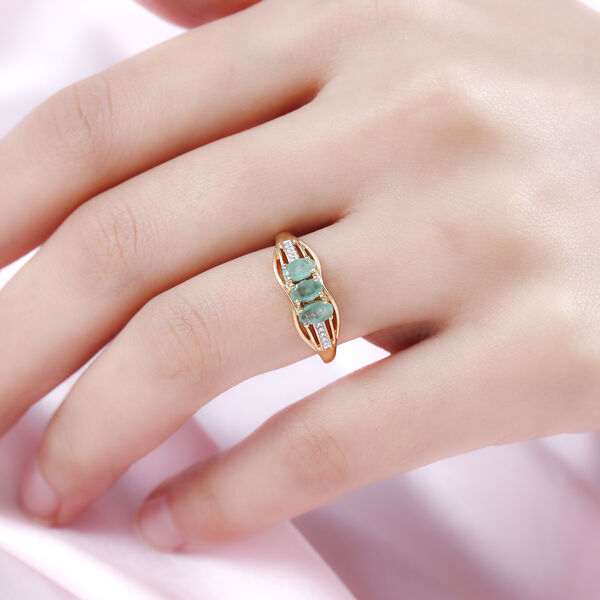 Kagem sambischer Smaragd-Ring - 0,62 ct. image number 3