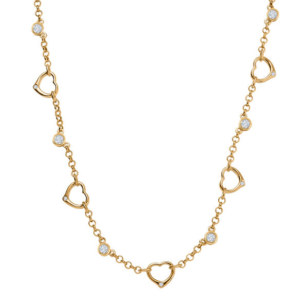 EverTrue Moissanit 50cm Halskette - 0,91 ct.