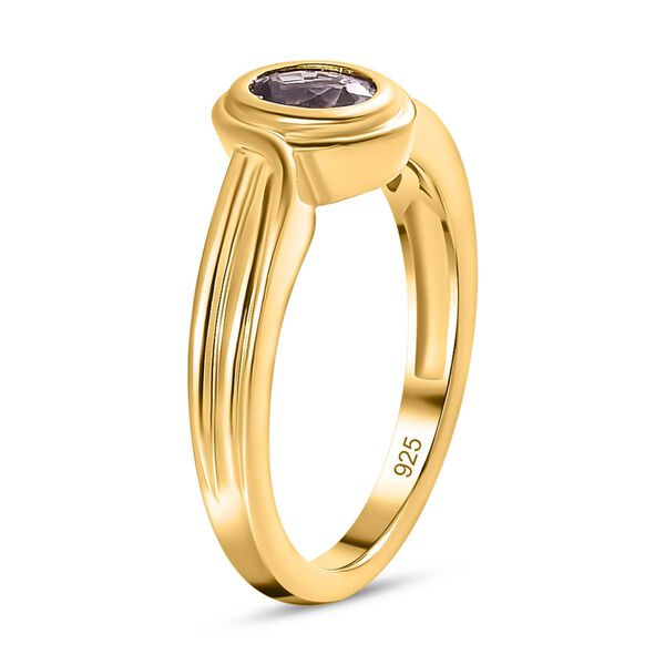 AA Nat&uuml;rlicher Tansanischer Lavendel-Spinell Ring, 925 Silber vergoldet, (Gr&ouml;&szlig;e 17.00) ca. 0.62 ct image number 5