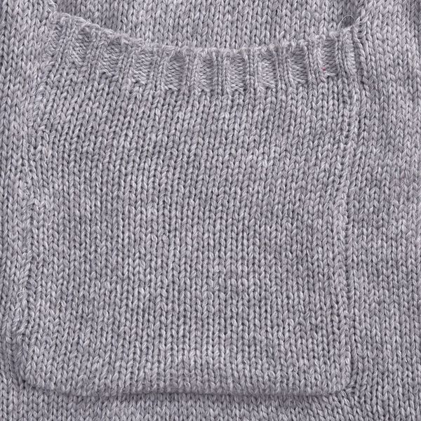 Weste mit Kragen, Melange grau image number 5