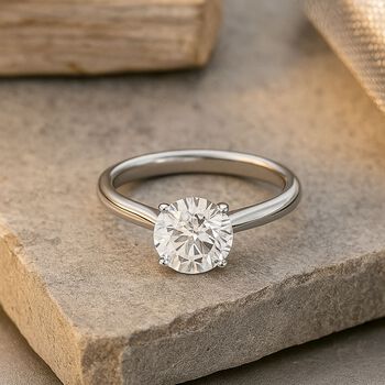 LUXURIANT IGI zertifizierter VS-E Labor Diamant Ring in 950 Platin - 2 ct.