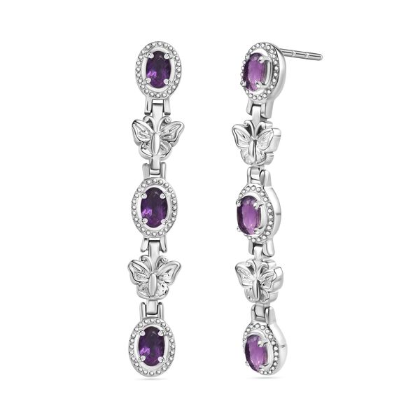 Afrikanische Amethyst Ohrringe - 2,49 ct. image number 0