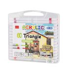 Set mit 60 Acryl-Markern und Aufbewahrungstasche, Größe 14x10,5x16 cm, Mehrfarbig