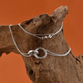 Royal Bali Kollektion- Tulang Naga verflochtener Anh&auml;nger mit 76cm Kette