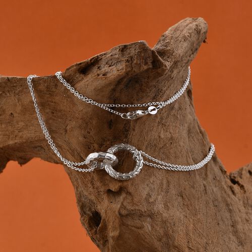 Royal Bali Kollektion- Tulang Naga verflochtener Anhänger mit 76cm Kette image number 1