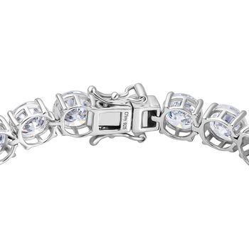 D&rsquo;Joy Moissanit Armband, 19 cm - 29,53 ct.