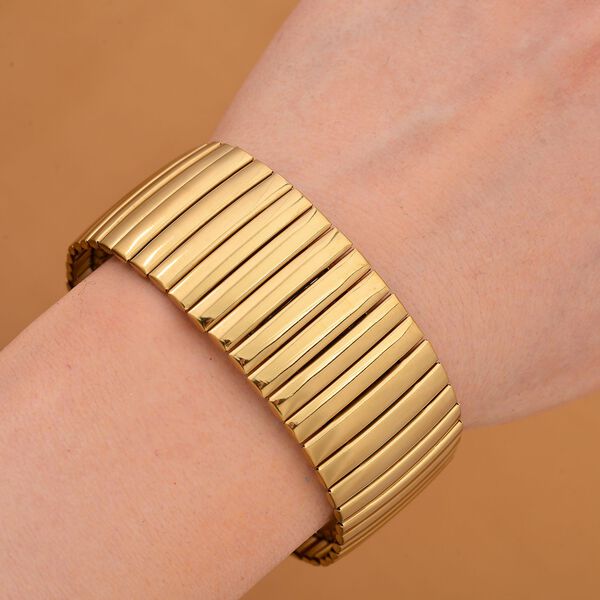 Flexibles Armband in Goldton image number 1