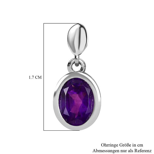 Afrikanische Amethyst-Ohrringe - 2,21 ct. image number 6