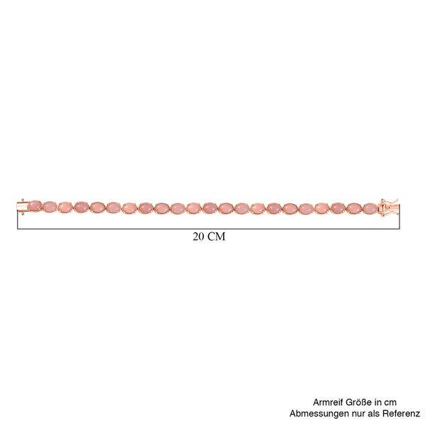 Herzklang - D joy AA Vinicunca-Peruanischer Opal Armband ca. 19 cm 925 Silber 750 rosévergoldet ca. 15.03 ct image number 5